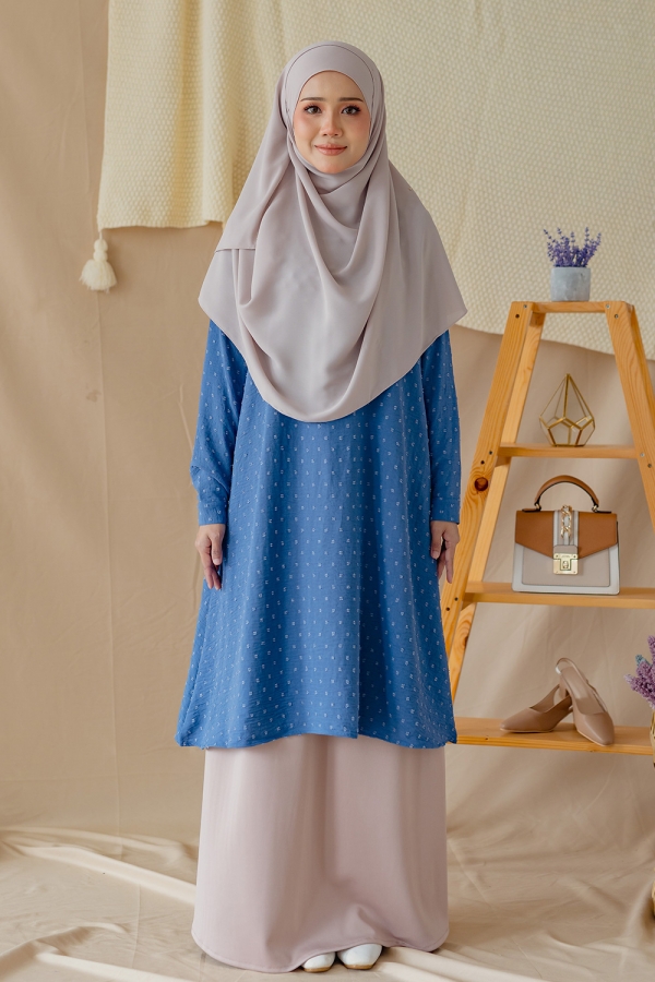 Adele Blouse - Sapphire Blue